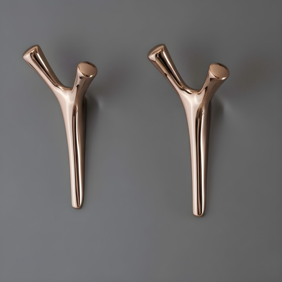 System 77 mm Rose Renk Portmanto Askılığı (AS2070 0077 RS)