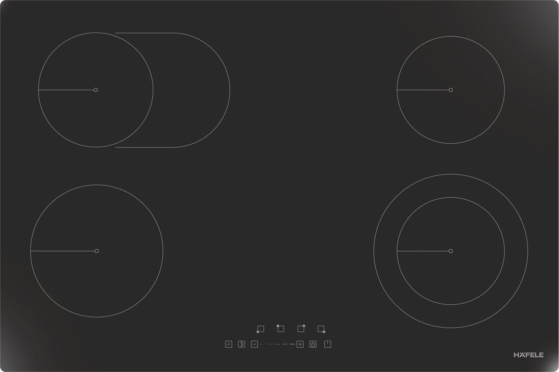 Ankastre Ocak, LUMINO, 80 cm, 4 Gözlü, Elektrikli, Vitroseramik