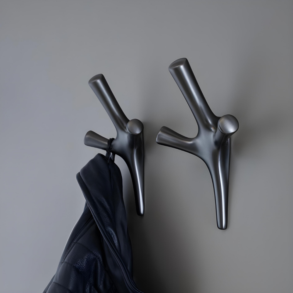 System 109 mm Füme Renk Portmanto Askılığı (AS2075 0109 BBN)