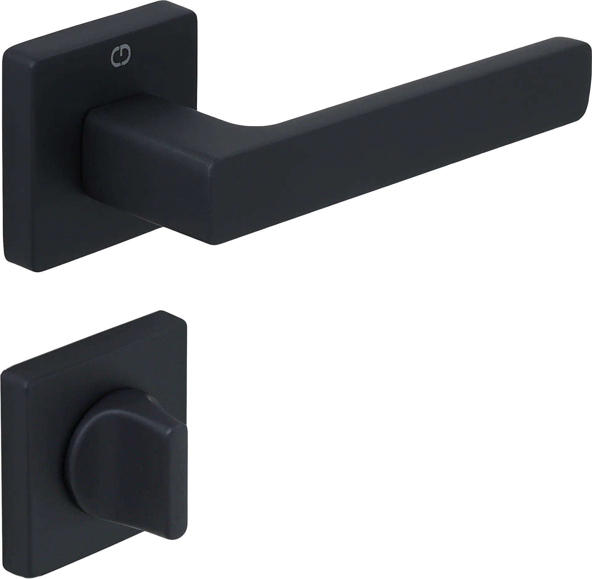 Çebi A5105 Leta Kapı Kolu PC24 (Mat Siyah) - WC