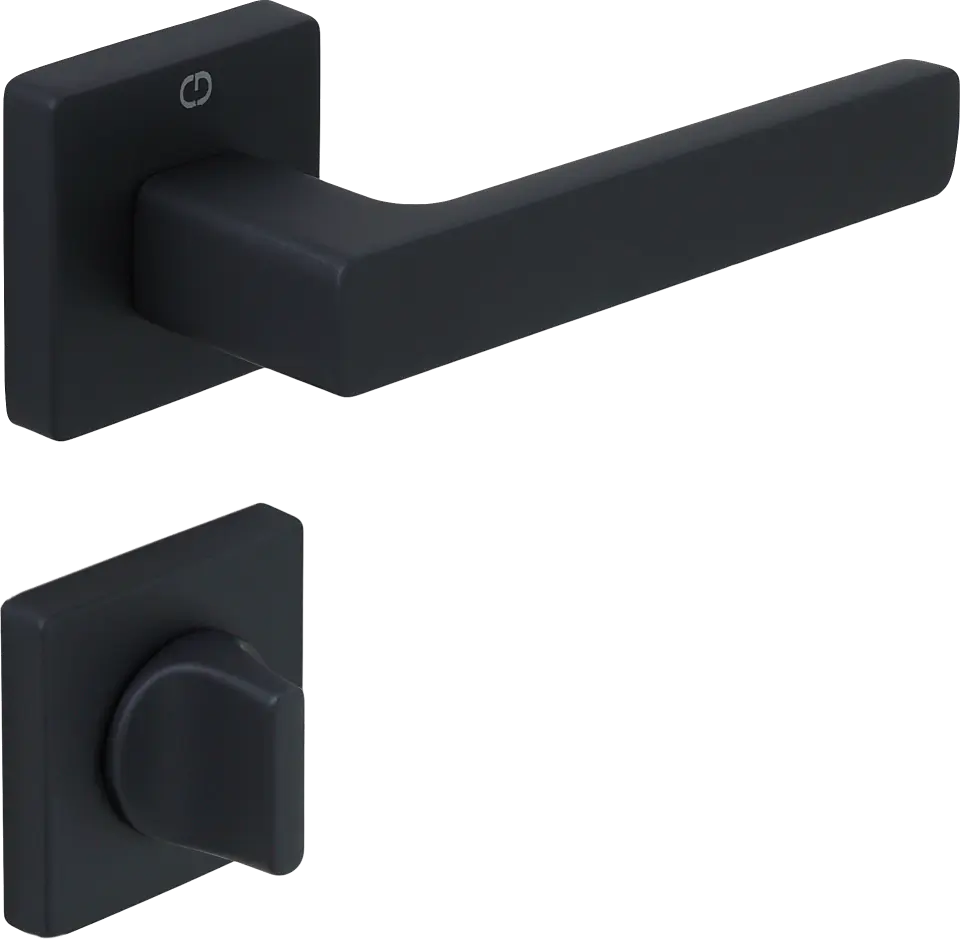 Çebi A5105 Leta Kapı Kolu PC24 (Mat Siyah) - WC