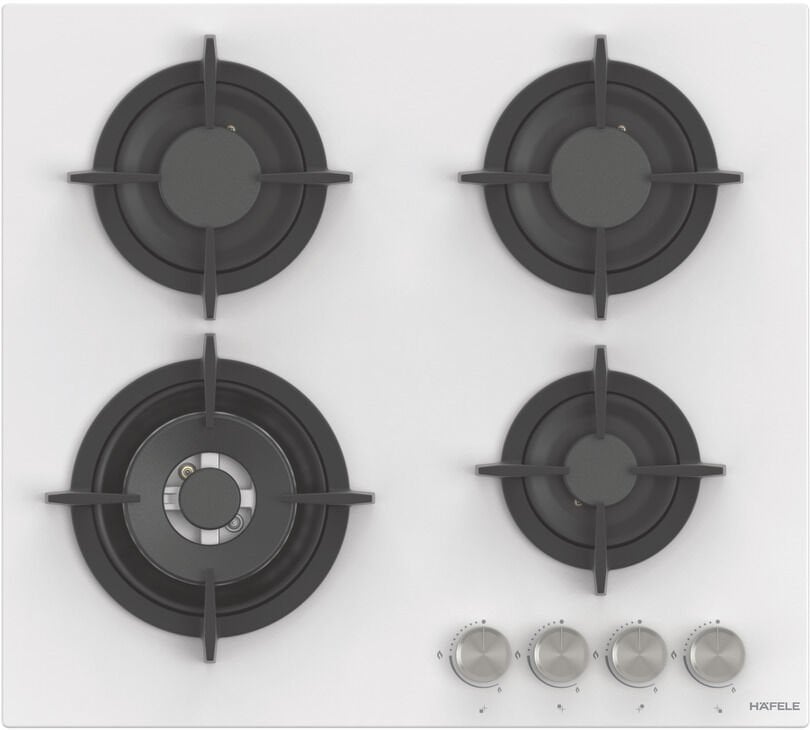 Ankastre Ocak, ORION II, 60 cm, Cam, 4 Gözlü, Gazlı, Döküm Izgaralı