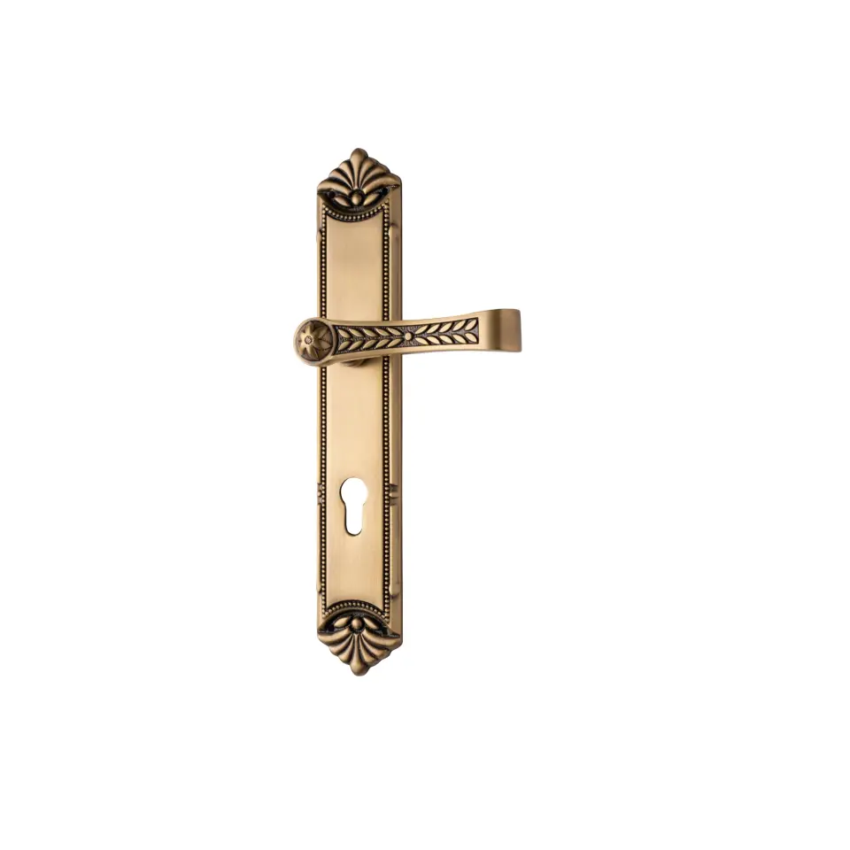 Vista D’oro Crown Aynalı Kapı Kolu Sarı Oksit