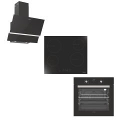 Ankastre Set, SET 6 Fırın Ocak Davlumbaz Seti