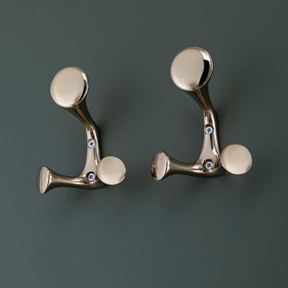 System 88 mm Gold Renk Portmanto Askılığı (AS2030 0088 GL)