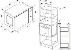 Häfele Capella 60 cm Mikrodalga Fırın | Izgara Fonksiyonlu 25 Litre