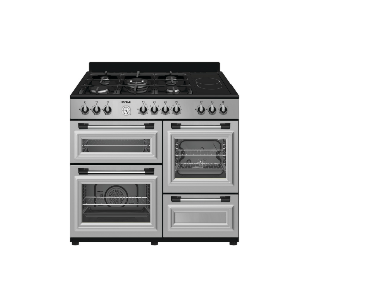 Kuzineli Fırın, SIRIUS, 1000 mm, 5 Gözü Gazlı, 1 Gözü Elektrikli