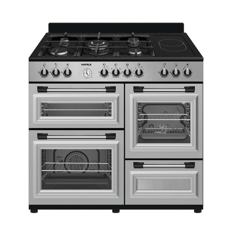 Kuzineli Fırın, SIRIUS, 1000 mm, 5 Gözü Gazlı, 1 Gözü Elektrikli