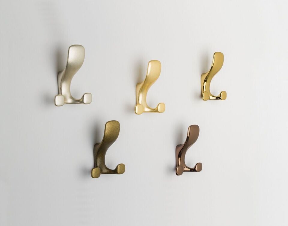 System 80 mm Rose Renk Portmanto Askılığı (AS2010 0080 RS)