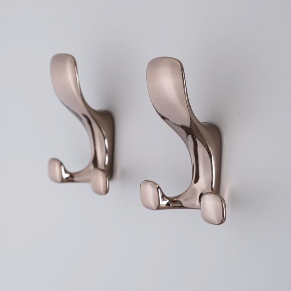 System 80 mm Rose Renk Portmanto Askılığı (AS2010 0080 RS)