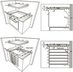 Ankastre Ocak, HÄFELE GOURMET, 90 cm, Cam, 5 Gözlü, Gazlı, Döküm Izgaralı