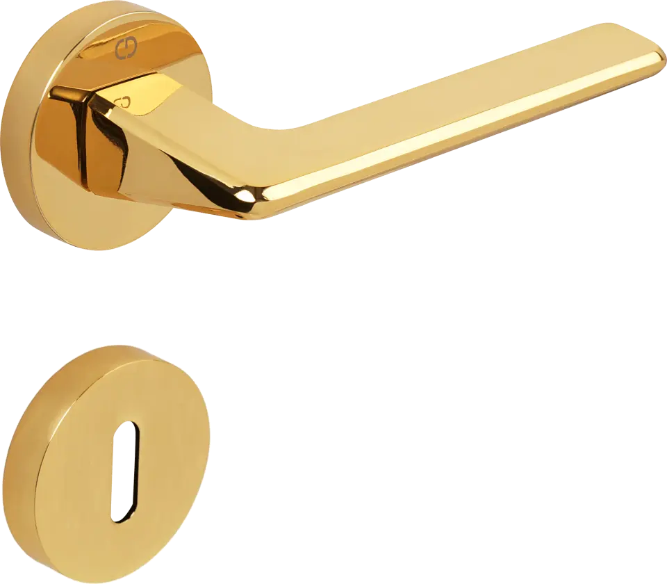 Çebi A5107 Vera Kapı Kolu MP11 (Parlak Altın) - Yale