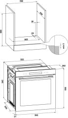 Ankastre Fırın, HÄFELE MAXIMA, 60 cm, 13 Programlı, 80 Litre