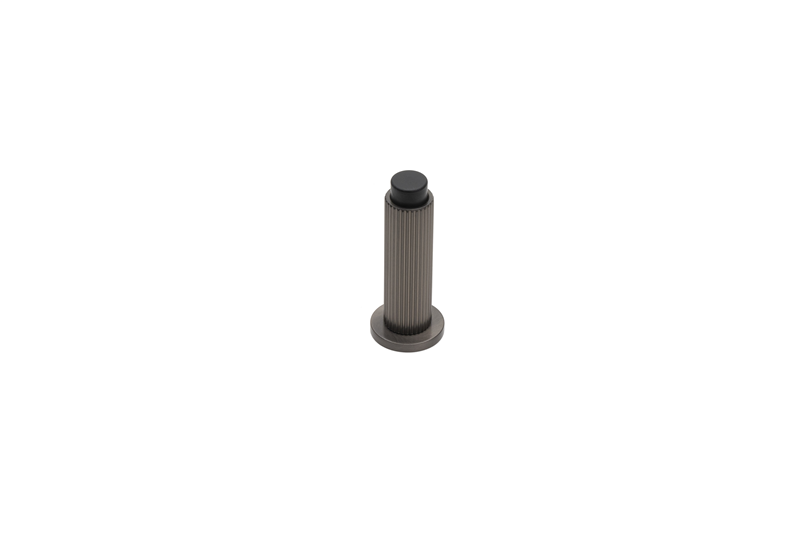 System 1018 Duvara Monte Kapı Stoperi Vidalı 32 mm Füme - Siyah (DS1018 0032 BBN-BBN-P6)