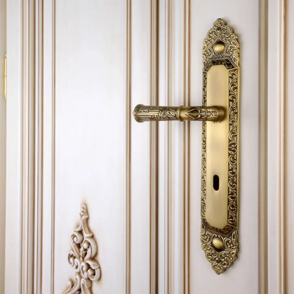 Vista D’oro Palace Serisi Conchiglia Aynalı Kapı Kolu Sarı Oksit