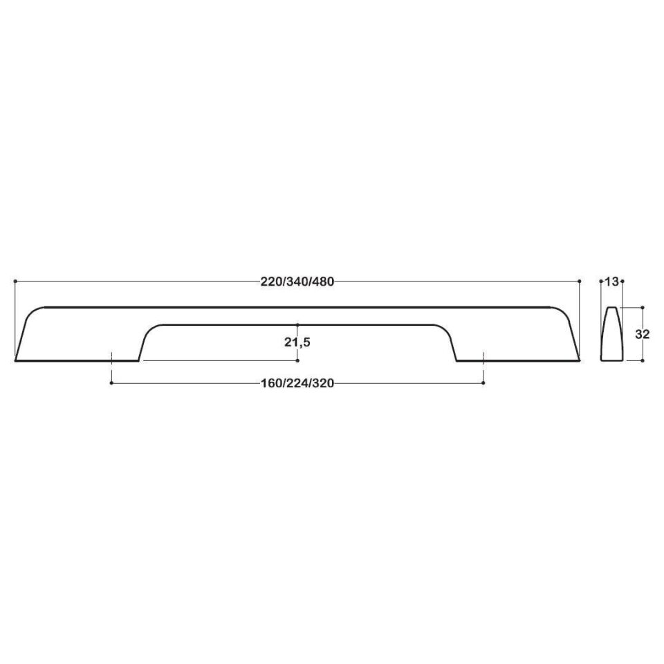 System 8520 Saten Renk Modern Kulp