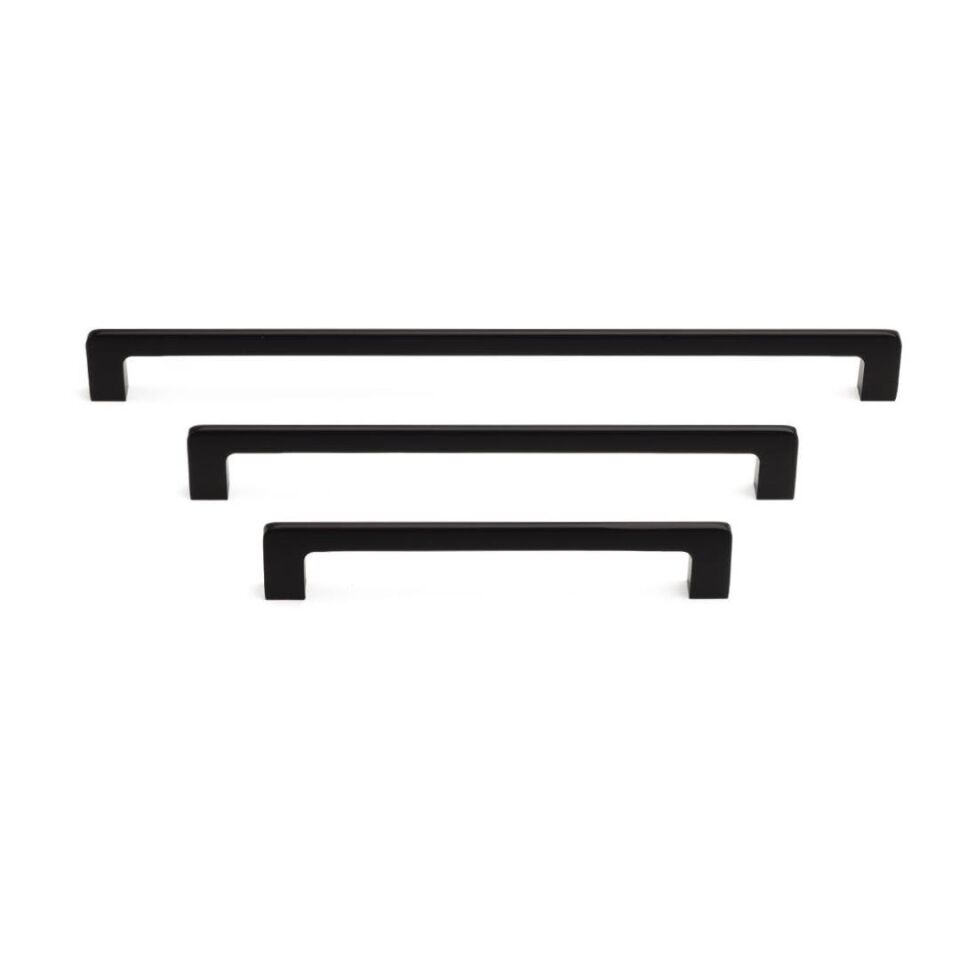 System 6518 Siyah Renk Modern Kulp 224 mm (SY6518 0224 AL6)