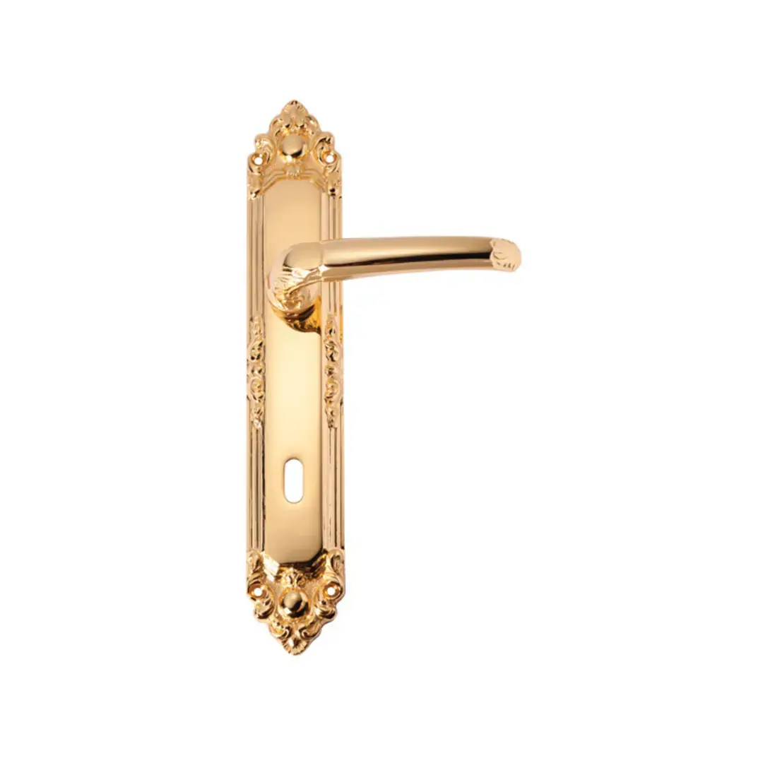 Vista D’oro Rustik Serisi Aynalı Kapı Kolu 24 Ayar Altın