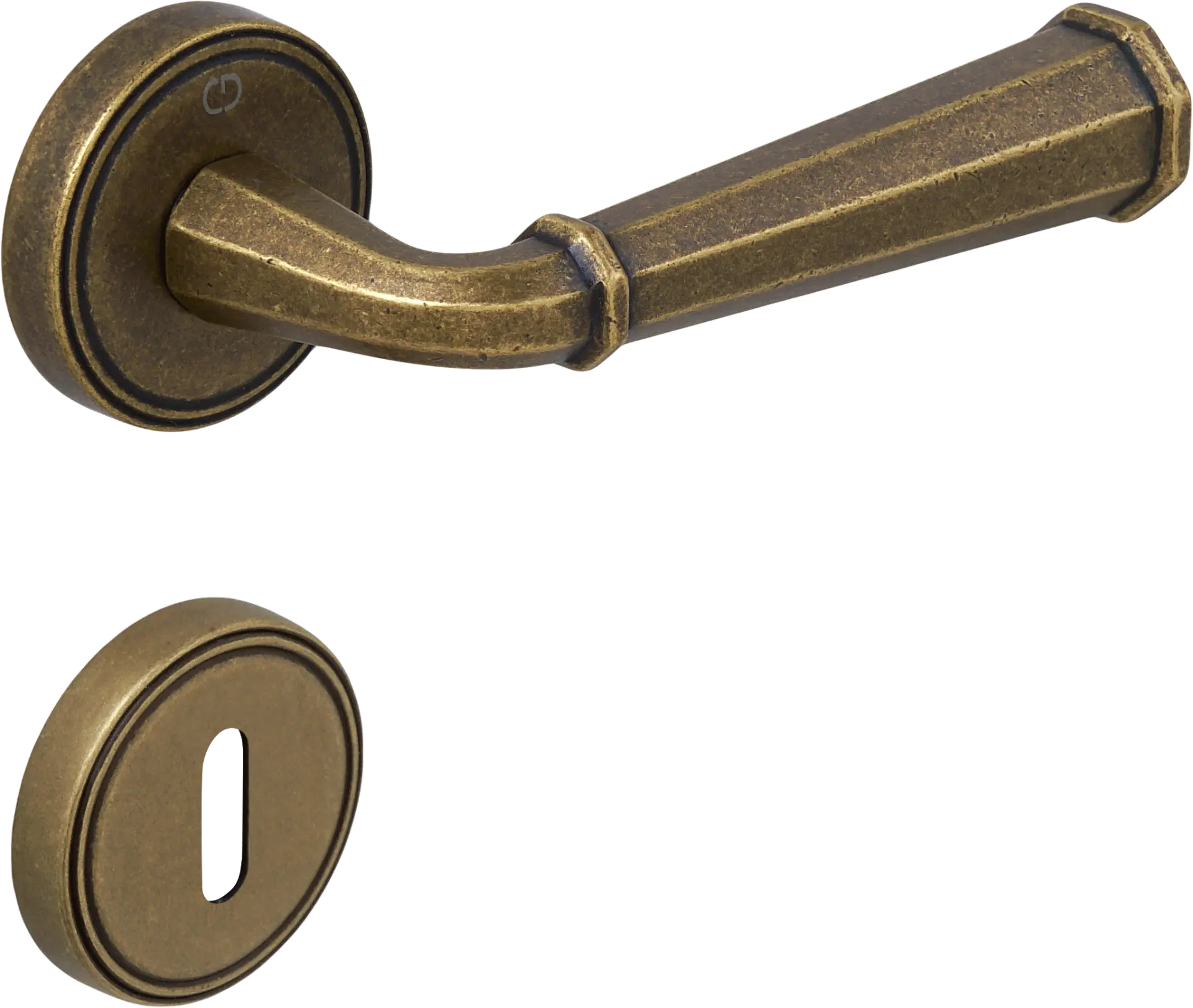 Çebi A568 Gena Kapı Kolu MP10 (Antik Pirinç) - Oda