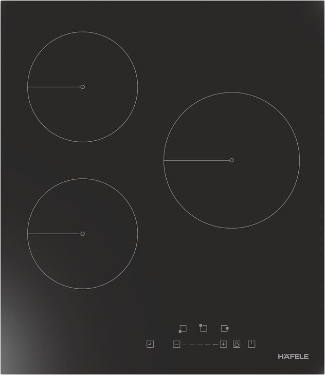 Ankastre Ocak, LUMINO, 45 cm, 3 Gözlü, Elektrikli, Vitroseramik