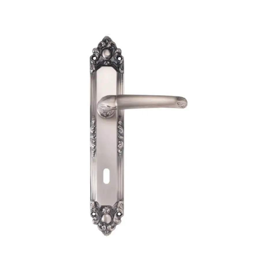 Vista D’oro Rustik Serisi Aynalı Kapı Kolu Antik Gümüş