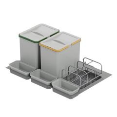 Çekmece İçi Çöp Kovası Taşınabilir Sepetli (Manuel)