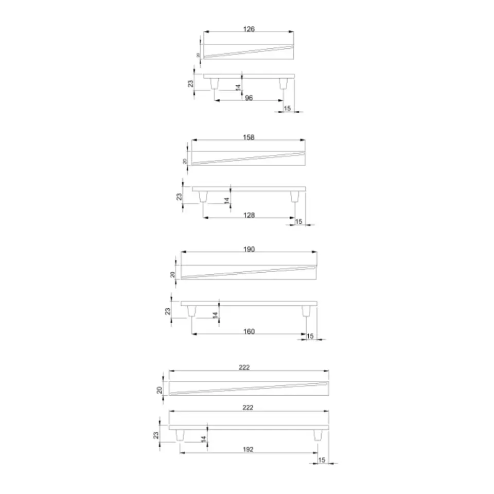 Vista D’oro Mirage Çekmece Kulp Bronz – Saten Bronz