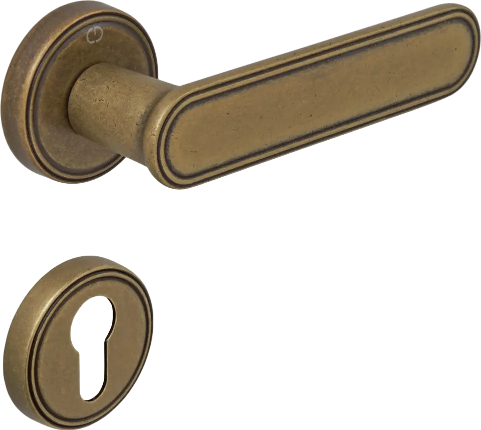 Çebi A579 Kaf Kapı Kolu MP10 (Antik Pirinç) - Yale