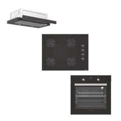 Ankastre Set, SET 4 Fırın Ocak Davlumbaz Seti